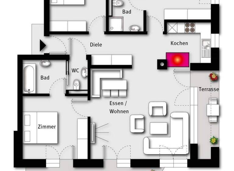 Wohnung zum Kauf 440.000 € 4 Zimmer 89,1 m² EG Tschengla 3 Bürserberg 6707