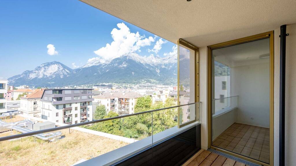 Terrassenwohnung zum Kauf - Erstbezug provisionsfrei 476.636 € 2 Zimmer 48 m² 6. Geschoss Sonnenburgstraße Wilten Innsbruck 6020