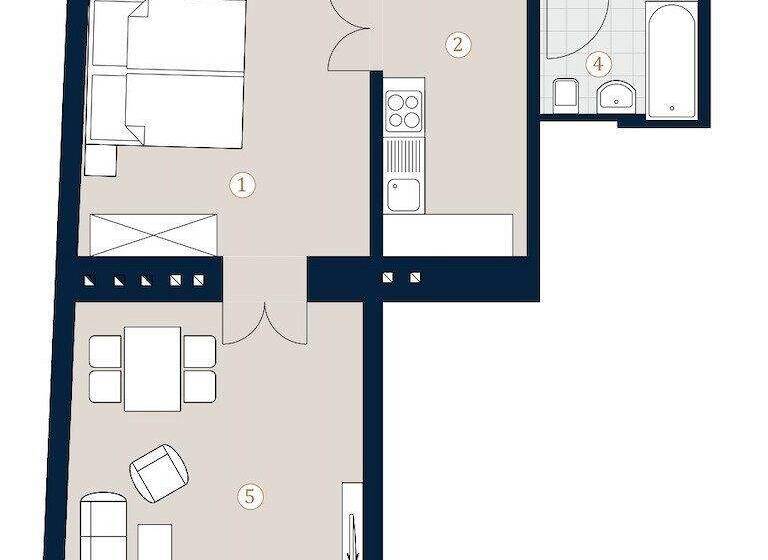 Wohnung zum Kauf 475.000 € 2 Zimmer 65,1 m² 3. Geschoss Halbgasse Wien 1070