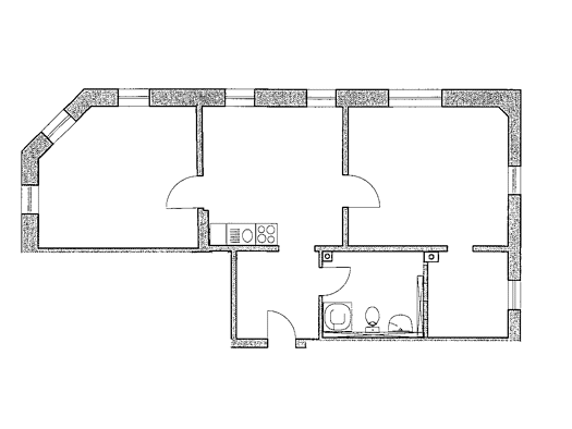 Wohnung zur Miete 700 € 2,5 Zimmer 66 m² Geschoss 2/3 frei ab 15.10.2026 Löbtau-Süd Ortsamtsbereich Cotta 01159