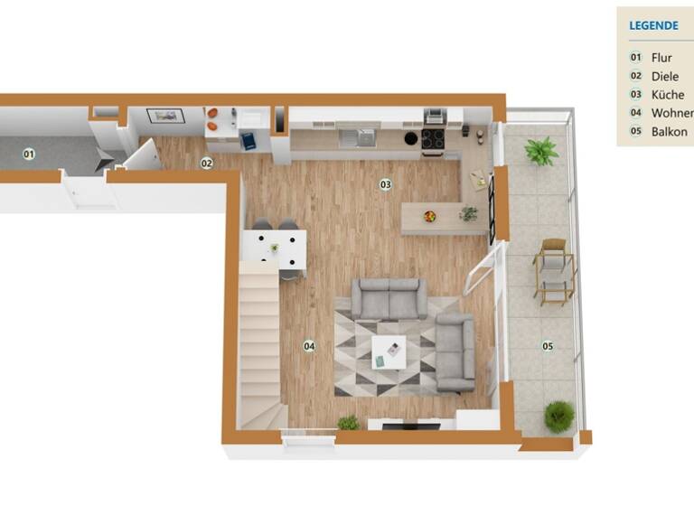 Maisonette zum Kauf 350.000 € 3 Zimmer 84 m² Füssen 87629