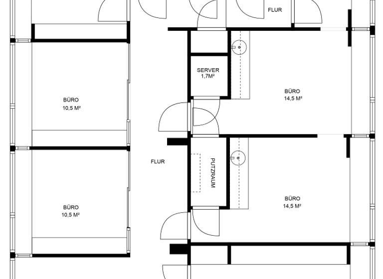 Büro zur Miete 159 m² Bürofläche Hummelbergstr. 5 Sulz 6832