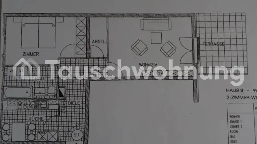 Wohnung zur Miete Tauschwohnung 850 € 2 Zimmer 62 m² Hartenberg/Münchfeld Mainz 55122