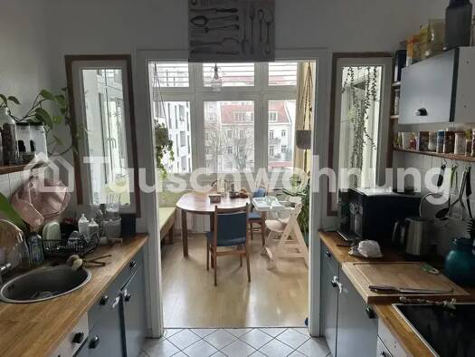 Wohnung zur Miete Tauschwohnung 600 € 2,5 Zimmer 82 m² 2. Geschoss Zentrum-Süd Leipzig 04107