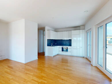 Penthouse zur Miete 1.850 € 2 Zimmer 104,4 m² 6. Geschoss frei ab 01.08.2025 Gerbermühlstraße 63 Sachsenhausen Frankfurt am Main 60594