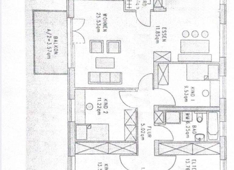 Wohnung zum Kauf provisionsfrei 550.000 € 5 Zimmer 113 m² 2. Geschoss frei ab 01.03.2026 Niedermayerstrasse 65 Schönbrunn Landshut 84036