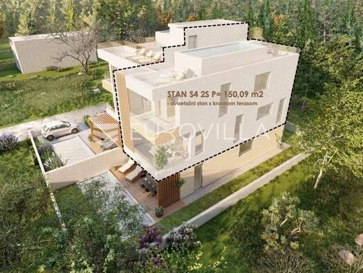 Wohnung zum Kauf 750.000 € 2 Zimmer 150 m² 30. Geschoss Bibinje Bibinje 23205