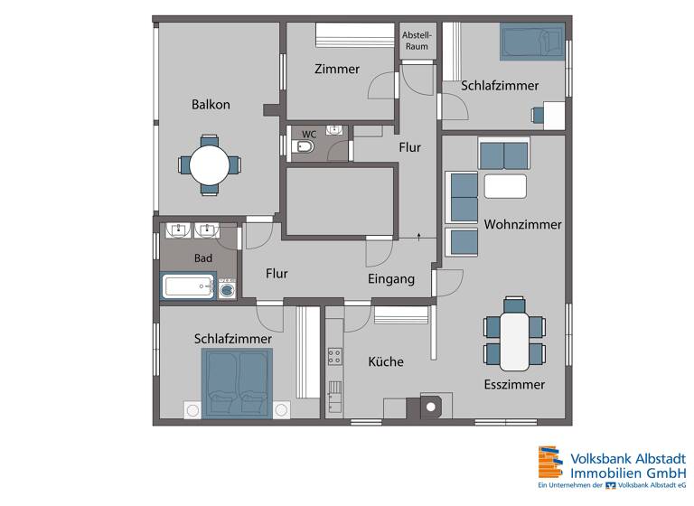 Wohnung zum Kauf 169.000 € 4 Zimmer 118,9 m²<br/>Wohnfläche Obernheim 72364