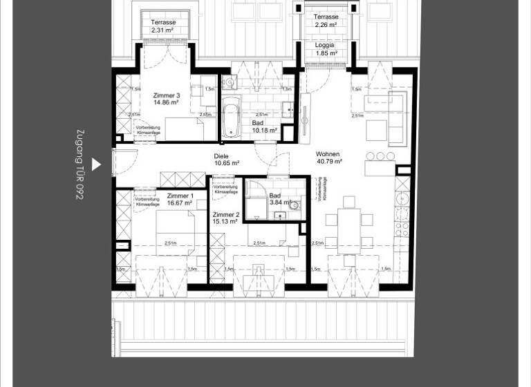 Wohnung zum Kauf - Erstbezug 699.990 € 4 Zimmer 112,1 m² 6. Geschoss Gudrunstraße Wien 1100