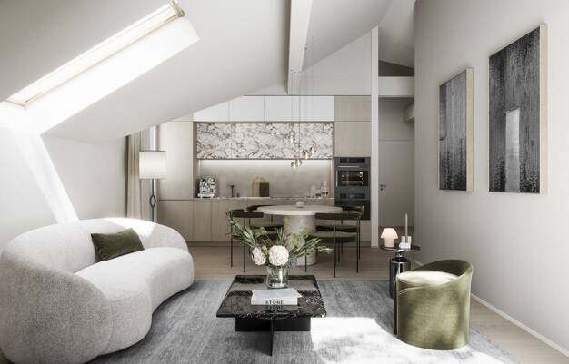 Wohnung zum Kauf - Neubau provisionsfrei 298.000 € 2 Zimmer 48,3 m² Dachgeschoss Oberuhldingen Uhldingen-Mühlhofen 88690