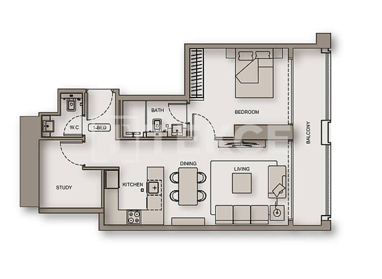 Studio zum Kauf 422.000 € 3 Zimmer 86 m² 7. Geschoss Dubai