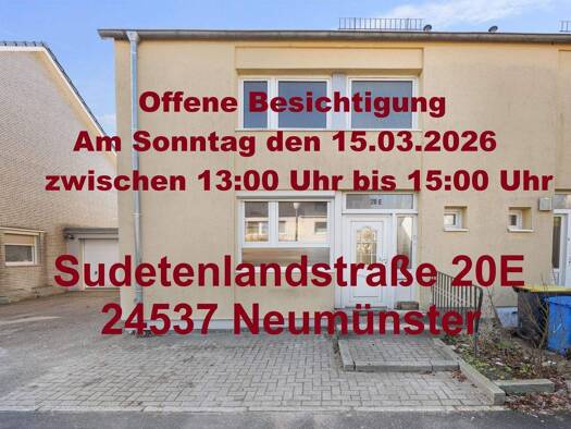 Doppelhaushälfte zum Kauf 170.000 € 4 Zimmer 100 m² 261 m² Grundstück Böcklersiedlung Neumünster 24537