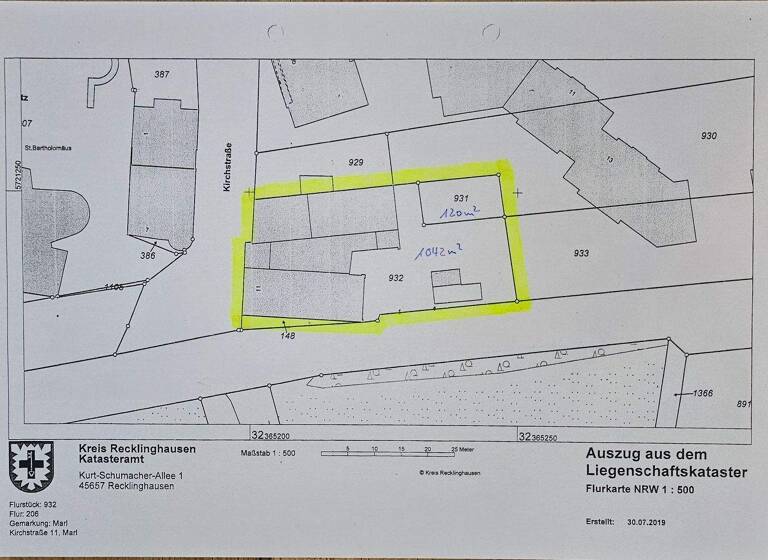 Mehrfamilienhaus zum Kauf 780.000 € 14 Zimmer 474 m² 1.267 m² Grundstück Polsum Marl 45768