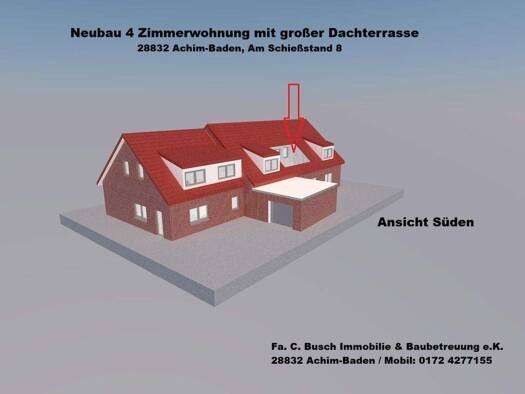 Wohnung zum Kauf provisionsfrei 469.500 € 4 Zimmer 118 m² Geschoss 1/1 frei ab 01.02.2027 Am Schießstand 8 Baden Achim 28832