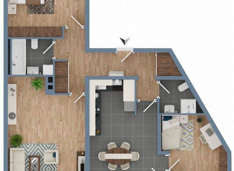 Wohnung zum Kauf 175.000 € 3 Zimmer 101 m² 2. Geschoss Voerde Ennepetal 58256