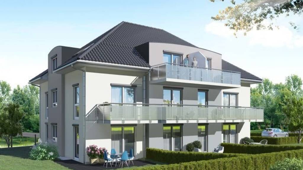 Terrassenwohnung zum Kauf - Erstbezug provisionsfrei 189.000 € 2 Zimmer 50 m² 1. Geschoss frei ab sofort Roding 93426