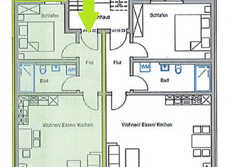 Wohnung zur Miete 682 € 2 Zimmer 61,4 m²<br/>Wohnfläche 1.<br/>Geschoss ab sofort<br/>Verfügbarkeit Clara-Zetkin-Str. 29 Altstadt Brandenburg an der Havel 14770