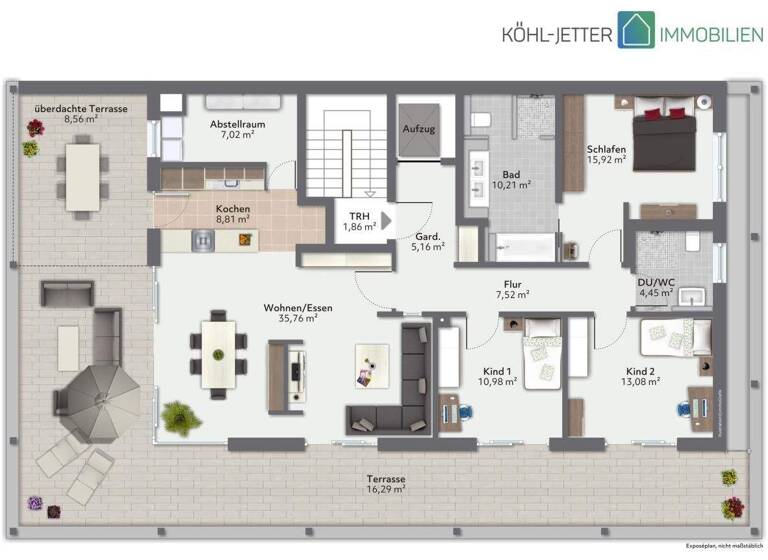 Penthouse zur Miete 1.300 € 4 Zimmer 142,8 m² 4. Geschoss frei ab sofort Ebingen Albstadt 72458