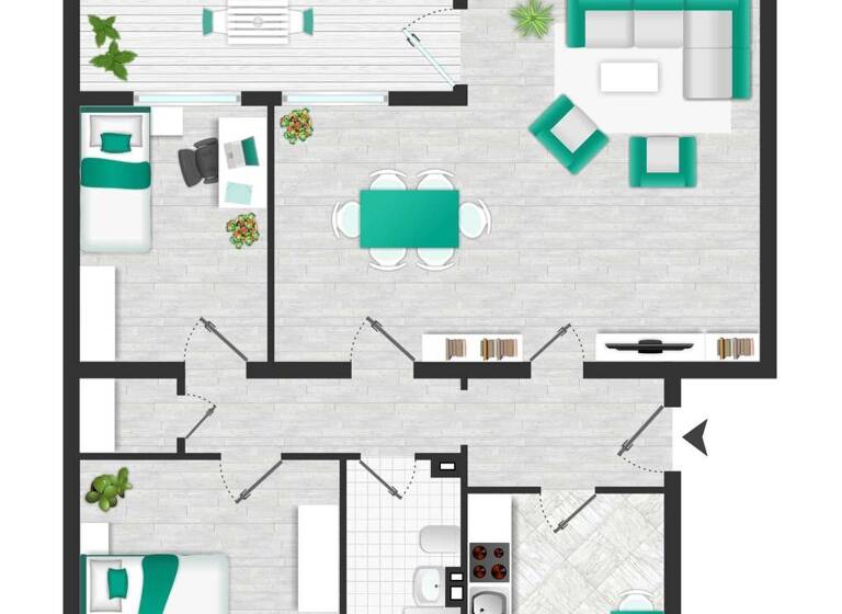 Wohnung zum Kauf 220.000 € 3 Zimmer 73 m² 2. Geschoss Lehesterdeich Bremen 28357