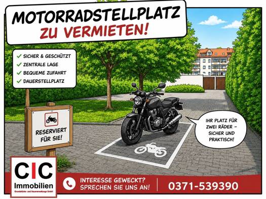 Außenstellplatz zur Miete 22 € Kantstraße Gablenz Gablenz 09126