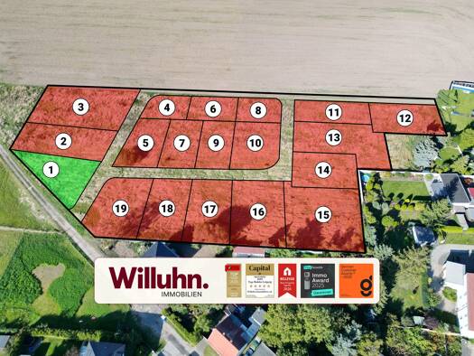 Grundstück zum Kauf 140.300 € 640 m² Grundstück Krostitz Krostitz 04509