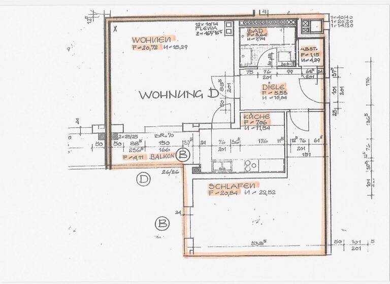 Wohnung zum Kauf 160.000 € 2 Zimmer 61 m² 7. Geschoss frei ab sofort Carl-von-Linde-Str. 23 Schoppershof Nürnberg 90491