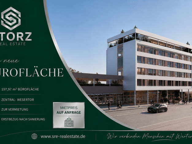 Büro zur Miete provisionsfrei 198 m² Bürofläche Wesertor Wesertor 34117