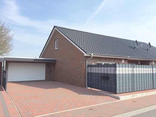 Doppelhaushälfte zur Miete 920 € 3 Zimmer 86 m² 258 m² Grundstück Ihrhove Westoverledingen - Ihrhove 26810