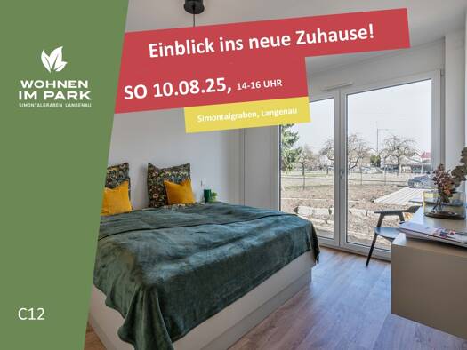 Wohnung zum Kauf - Erstbezug provisionsfrei 388.900 € 2 Zimmer 73,6 m² 2. Geschoss Am Simontalgraben 23 Langenau 89129