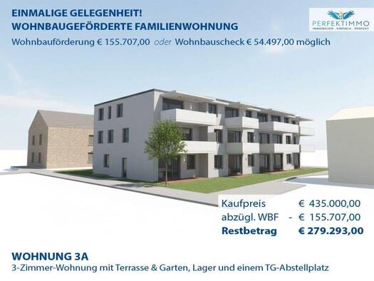 Wohnung zum Kauf 435.000 € 3 Zimmer 79,9 m² EG Haiming 6425