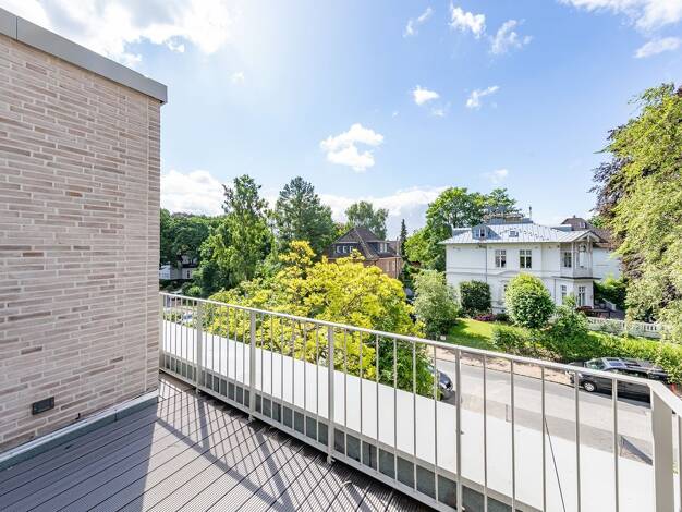 Penthouse zum Kauf - Neubau 2.350.000 € 5 Zimmer 181 m² 2. Geschoss Nienstedten Hamburg 22605