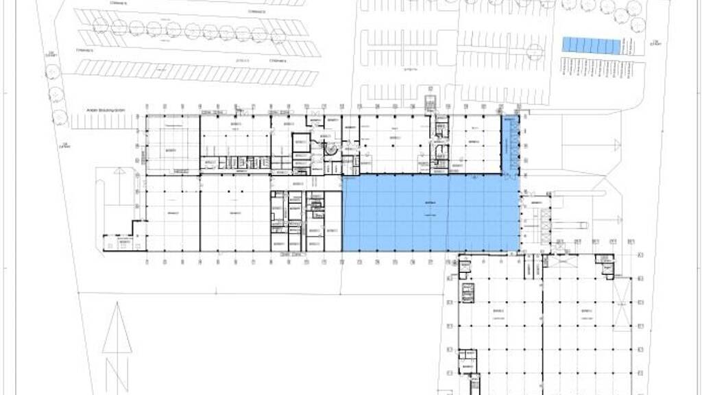 Lagerhalle zur Miete 1.665,3 m² Lagerfläche Ernst-Heinkel-Str. 4 Hofstetten Straubing 94315