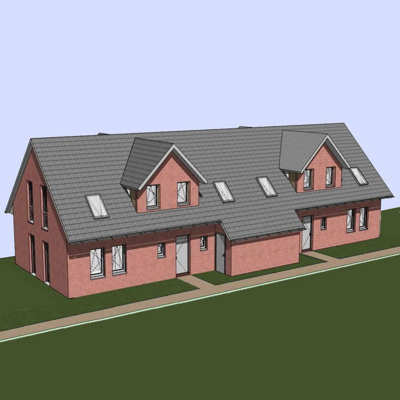 Doppelhaushälfte zum Kauf - Neubau provisionsfrei 410.000 € 5 Zimmer 127,7 m² 182 m² Grundstück Lauenburg / Elbe 21481