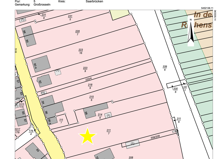 Grundstück zum Kauf 59.900 € 2.723 m² Grundstück Großrosseln 66352