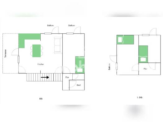 Wohnung zur Miete Tauschwohnung 470 € 3,5 Zimmer 67 m² EG Eckernförde 24340