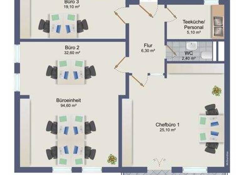 Wohnung zum Kauf 355.000 € 3 Zimmer 94,7 m² 2. Geschoss Kaufering 86916