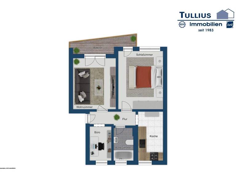 Wohnung zum Kauf 99.000 € 2 Zimmer 58 m² 3. Geschoss Altendorf Essen 45143