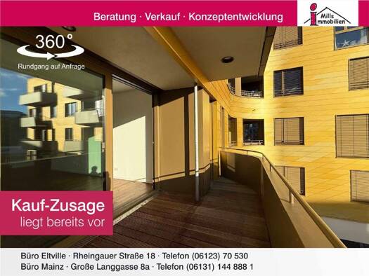 Wohnung zum Kauf 675.000 € 3 Zimmer 83 m² Mainz 55118