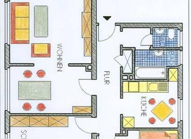Wohnung zum Kauf provisionsfrei 126.000 € 3 Zimmer 67,3 m² 1. Geschoss Hochacker 11 Wattenscheid Bochum 44866