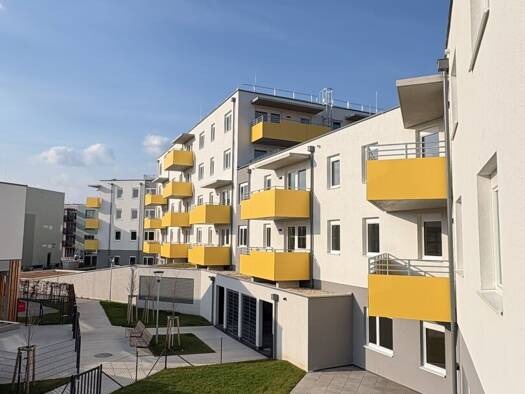 Wohnung zur Miete - Erstbezug 1.030 € 3 Zimmer 78,8 m² 2. Geschoss Stadionstraße Wiener Neustadt 2700
