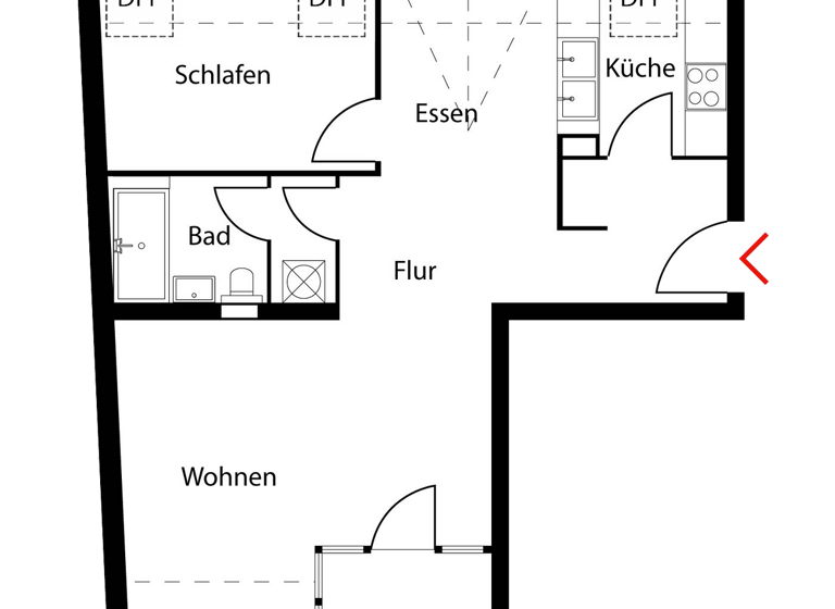 Wohnung zum Kauf 245.000 € 2 Zimmer 62 m² Spandau Berlin-Spandau 13595