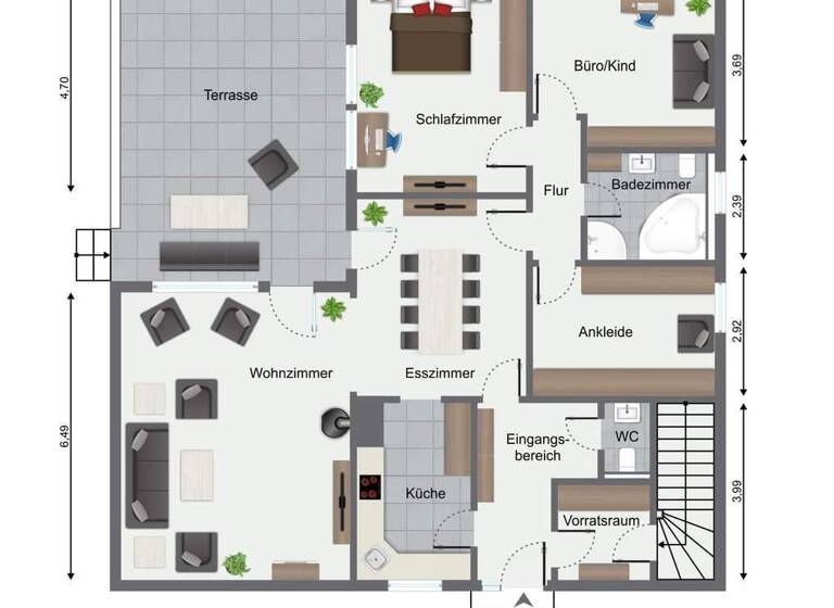 Einfamilienhaus zum Kauf provisionsfrei 485.000 € 7 Zimmer 157,2 m² 891 m² Grundstück Windhagen 53578