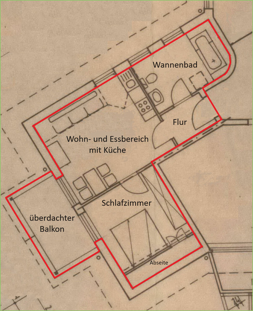 Wohnung zum Kauf 185.000 € 2 Zimmer 49,6 m²<br/>Wohnfläche Garding 25836