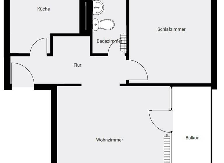 Wohnung zur Miete nur mit Wohnberechtigungsschein 281 € 2 Zimmer 57,4 m²<br/>Wohnfläche 2.<br/>Geschoss Von-Weber-Str. 15 Herzogenaurach Herzogenaurach 91074