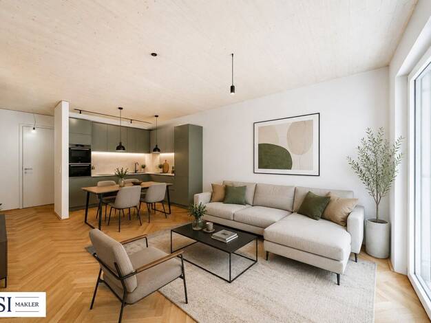 Wohnung zum Kauf - Erstbezug 502.000 € 2 Zimmer 46,5 m² 5. Geschoss Obere Donaustraße 23 Wien 1020