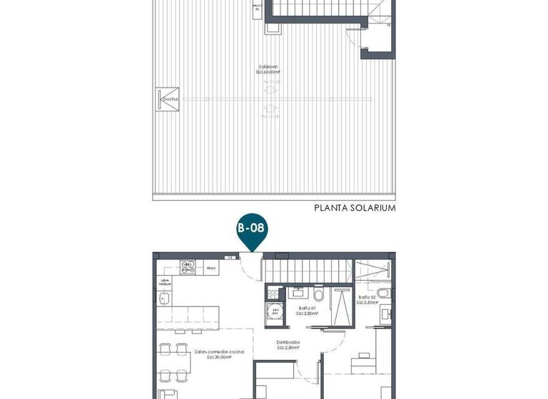 Penthouse zum Kauf - Erstbezug 379.000 € 2 Zimmer 86 m² 2. Geschoss Los Alcázares 30710