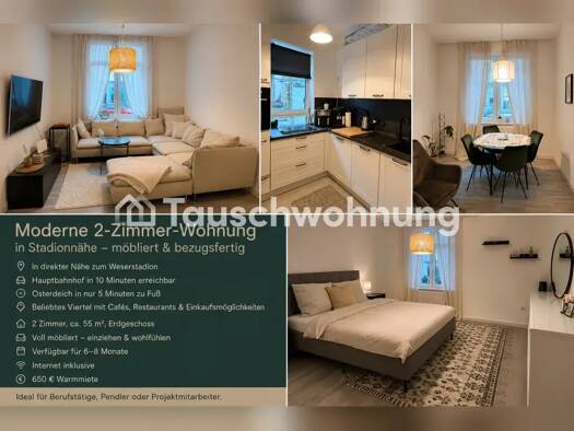 Wohnung zur Miete Tauschwohnung 800 € 2,5 Zimmer 55 m² Hulsberg Ost 28205