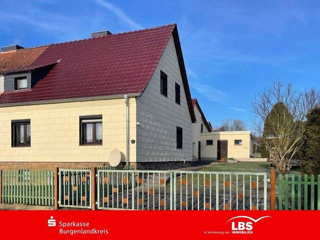 Doppelhaushälfte zum Kauf 125.000 € 4 Zimmer 100 m² 1.389 m² Grundstück Droyßig 06722