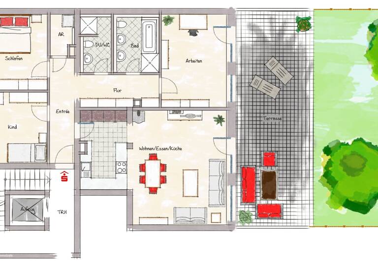 Wohnung zum Kauf 620.000 € 4 Zimmer 134 m²<br/>Wohnfläche Atzenhof Fürth 90768