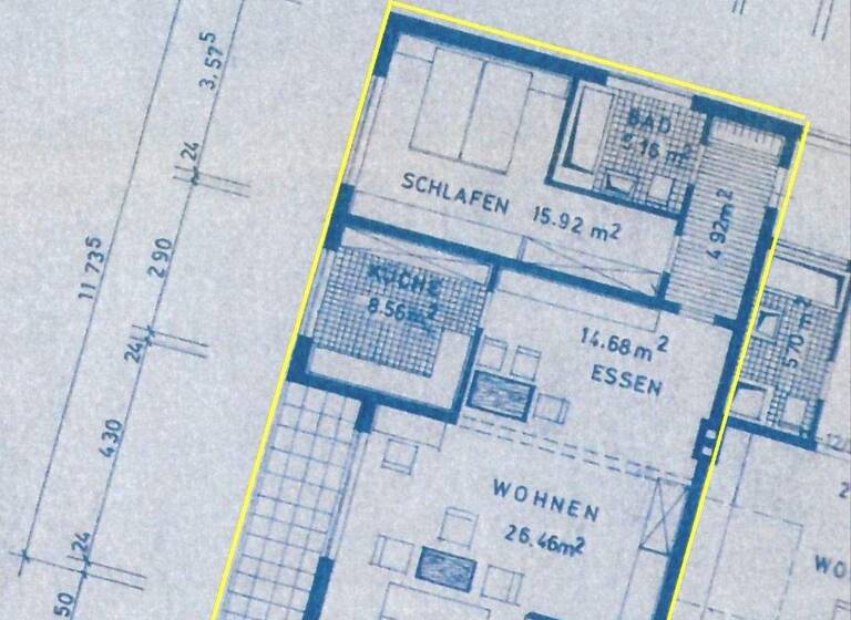 Wohnung zum Kauf 130.000 € 2 Zimmer 80 m² EG Bad Herrenalb 76332